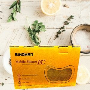 Sihohan Mobile Shiatsu EC Back Neck Massage Pillow Portable Heat Dual Direction